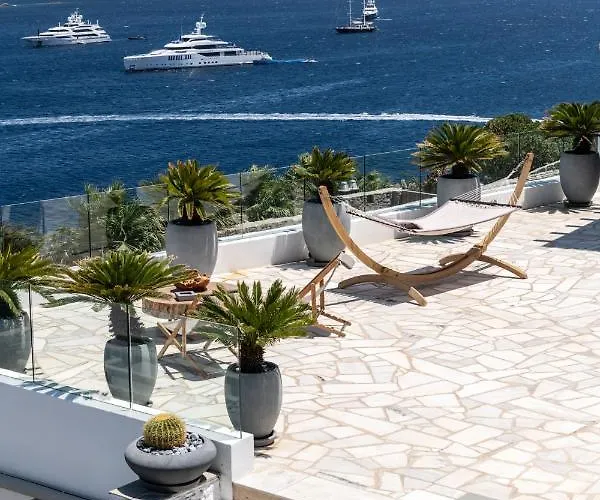 וילה Lilium I - Overlooking Psarou Bay, Mykonos