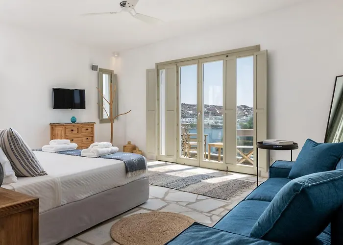 Lilium I - Overlooking Psarou Bay, Mykonos