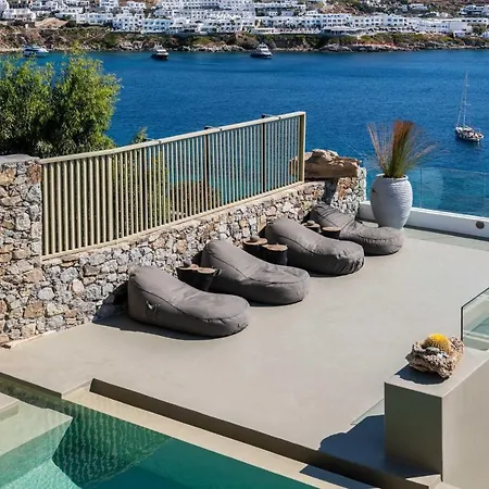 Lilium I - Overlooking Psarou Bay, Mykonos Willa *