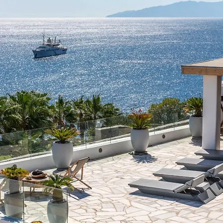 Lilium I - Overlooking Psarou Bay, Mykonos Willa *
