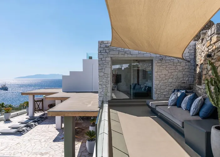 Lilium I - Overlooking Psarou Bay, Mykonos * Psarou (Mykonos)